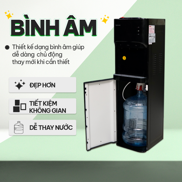 Cây nước nóng lạnh Fujihome WD606