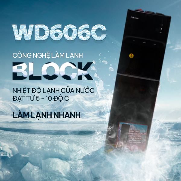 Cây nước nóng lạnh Fujihome WD606