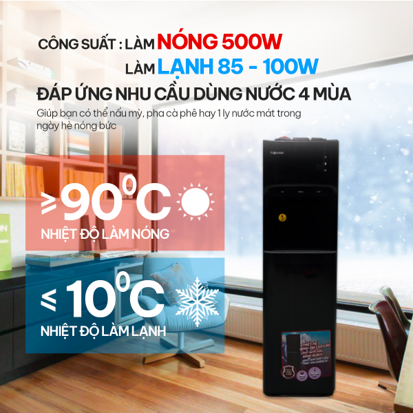 Cây nước nóng lạnh Fujihome WD606
