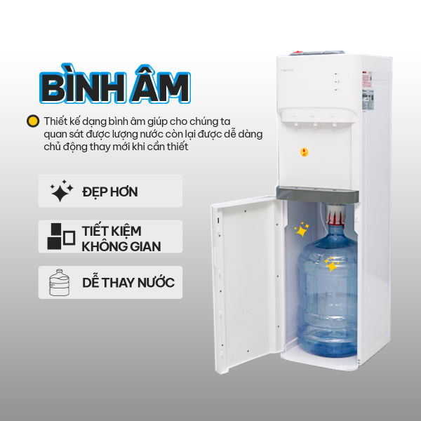 Cây nước nóng lạnh Fujihome WD606ES