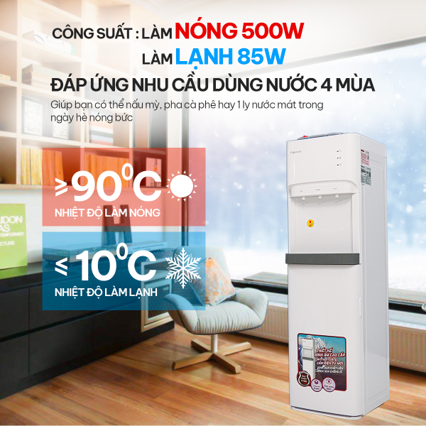 Cây nước nóng lạnh Fujihome WD606ES