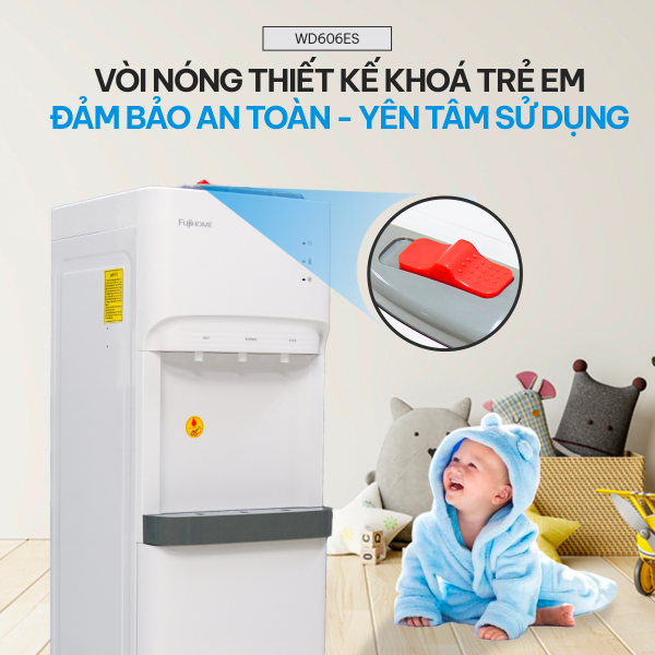 Cây nước nóng lạnh Fujihome WD606ES