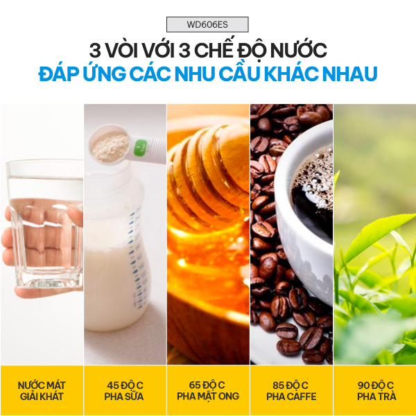 Cây nước nóng lạnh Fujihome WD606ES