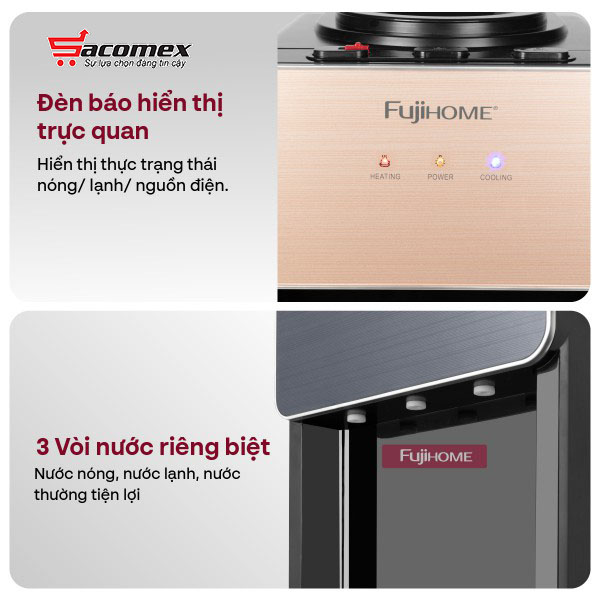 cây nước nóng lạnh Fujihome WD675C