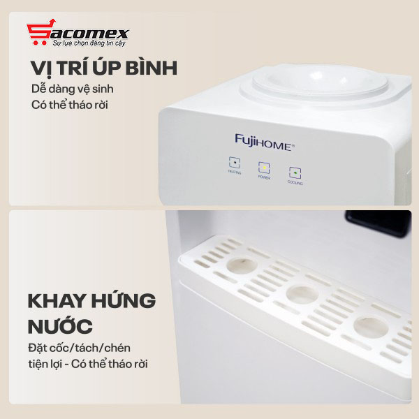 cây nước nóng lạnh Fujihome WD676C