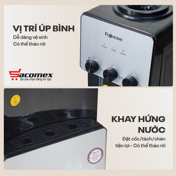 Cây nước nóng lạnh Fujihome WD677C