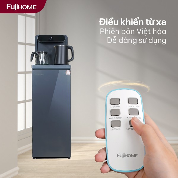 Giới thiệu cây nước nóng lạnh kết hợp bàn pha trà, cafe Fujihome TB392