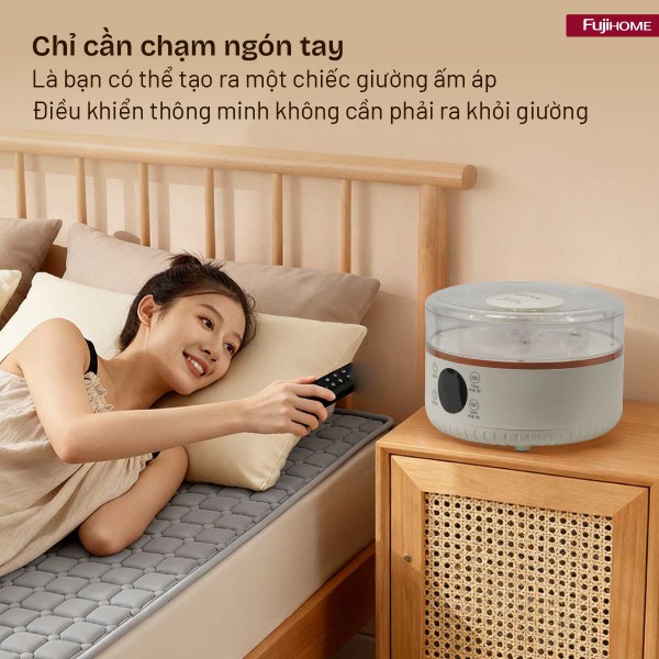 Đặc điểm nổi bật của chăn điện sưởi ấm bằng nước nóng Fujihome HB1820E