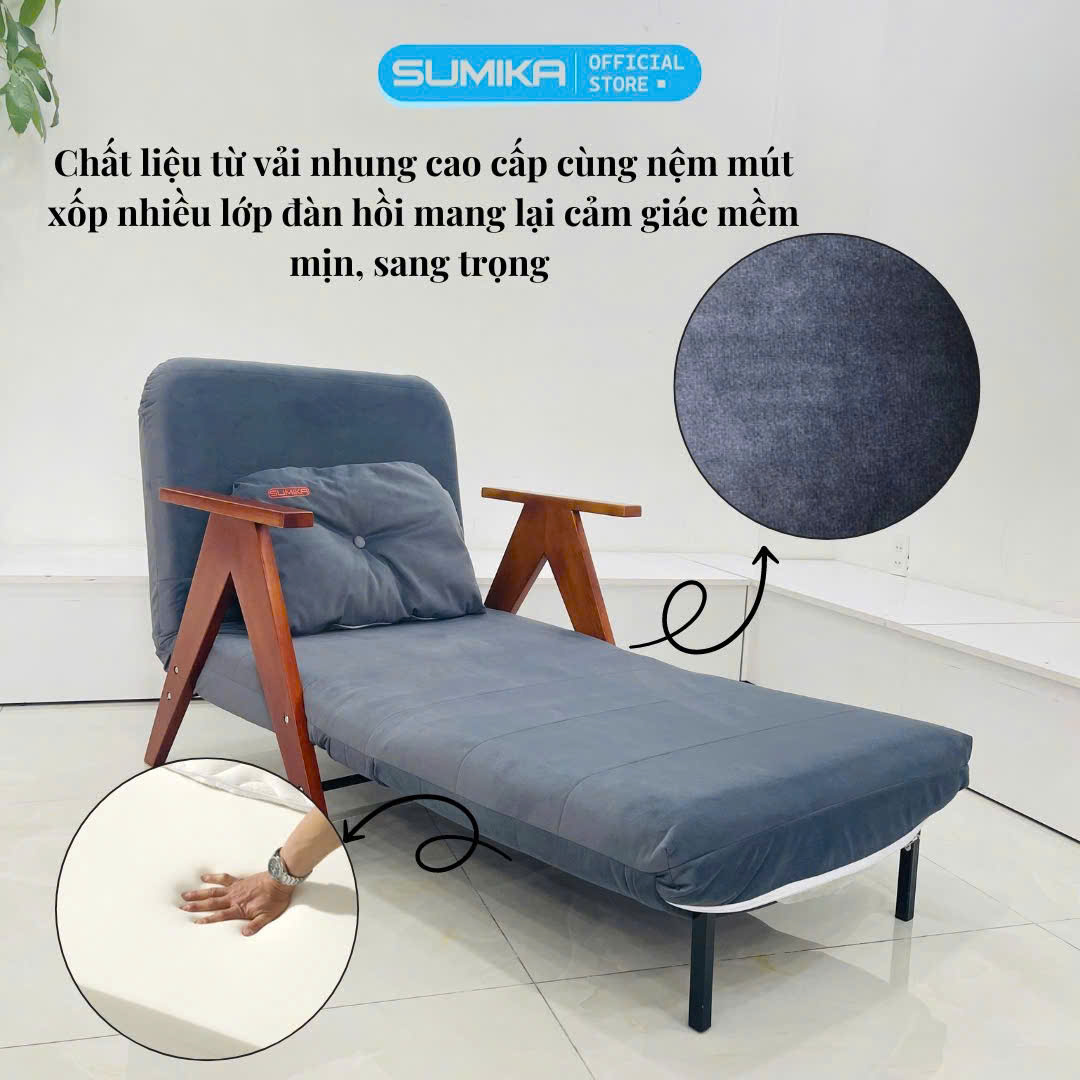 Đặc điểm nổi bật của ghế sofa giường gấp gọn Sumika SKS80