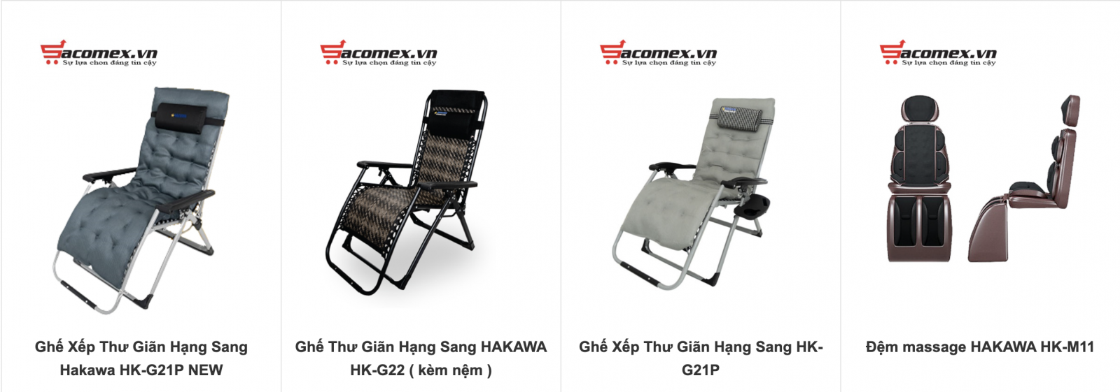 Ghế xếp thư giãn Hakawa
