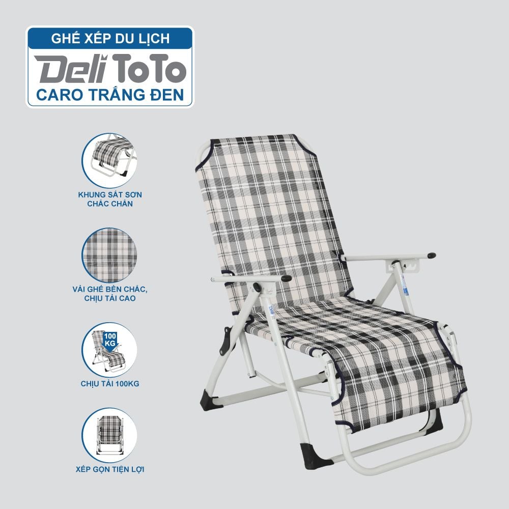 Đặc điểm nổi bật của ghế xếp du lịch DELI Toto