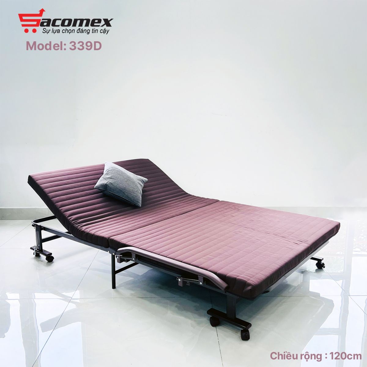 giường nệm xếp gọn đa năng Sumika 339D