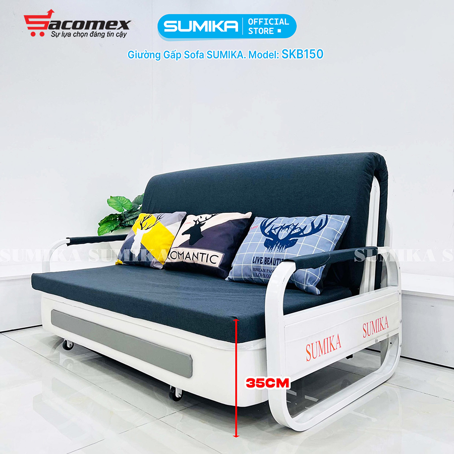 Ứng dụng thực tế của giường xếp sofa Sumika SKB150 