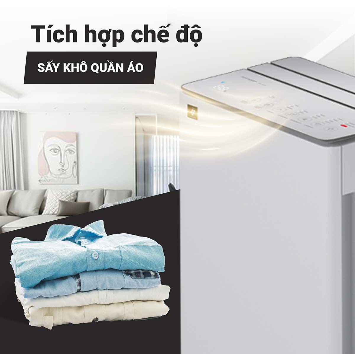 Chế độ giặt ủi (sấy khô quần áo)
