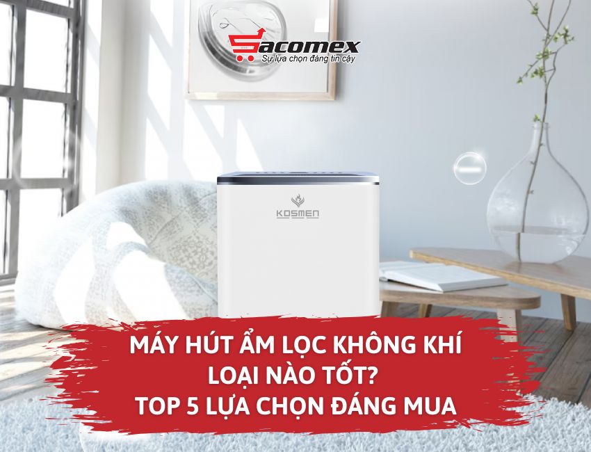 Máy hút ẩm lọc không khí loại nào tốt? Top 5 lựa chọn đáng mua