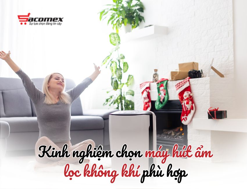 Kinh nghiệm chọn máy hút ẩm lọc không khí phù hợp