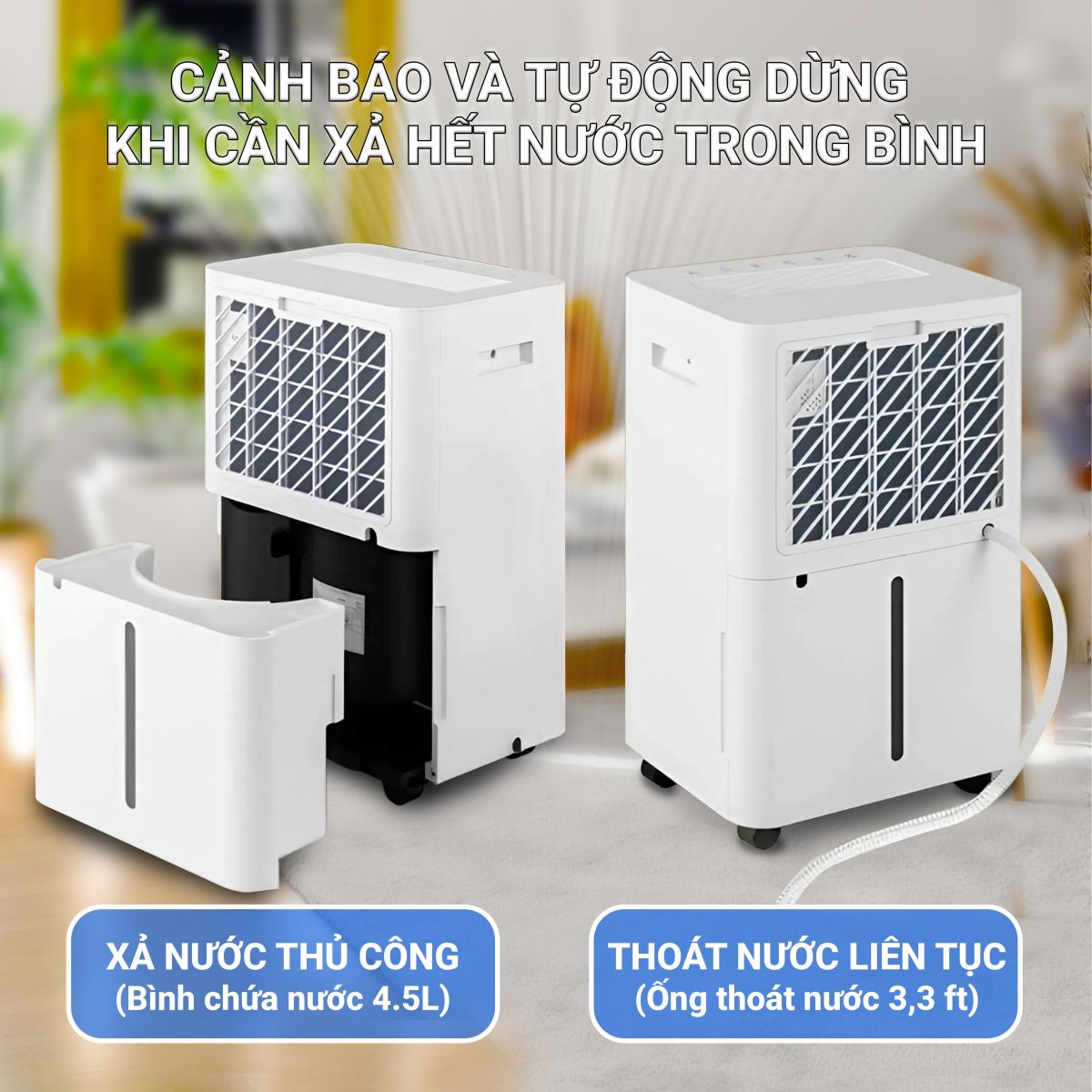 Đặc điểm nổi bật của máy hút ẩm Robitek DH25