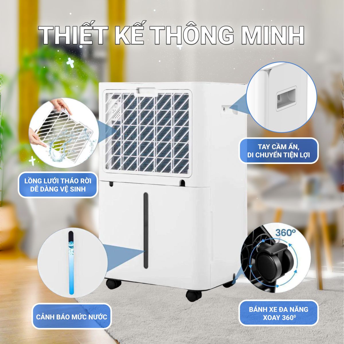 Đặc điểm nổi bật của máy hút ẩm Robitek DH25