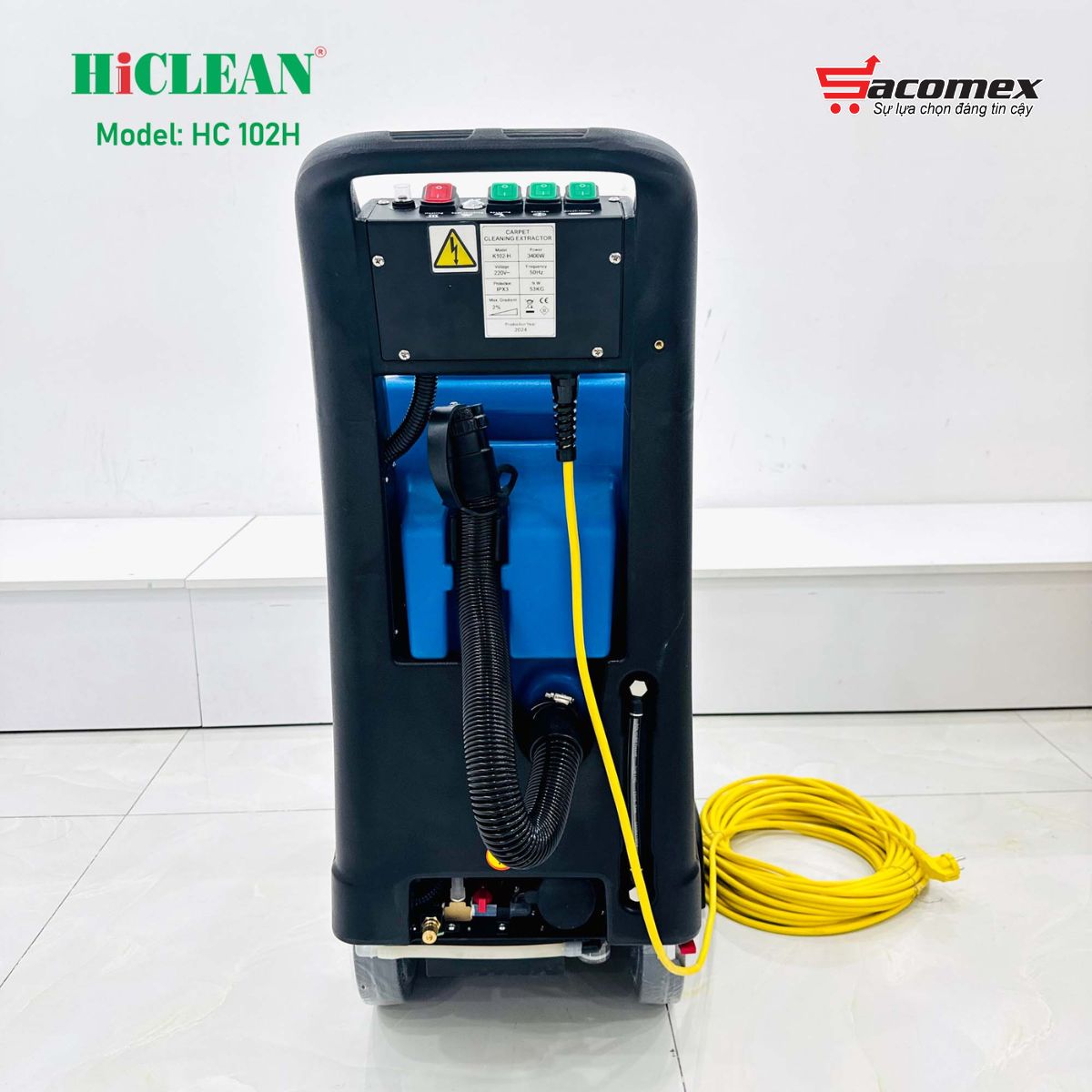 Ứng dụng thực tế của máy giặt thảm liên hợp nước nóng HiClean HC102H