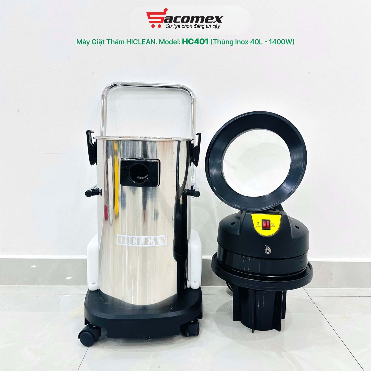 Ưu điểm nổi bật của máy giặt thảm phun hút HiClean HC 401