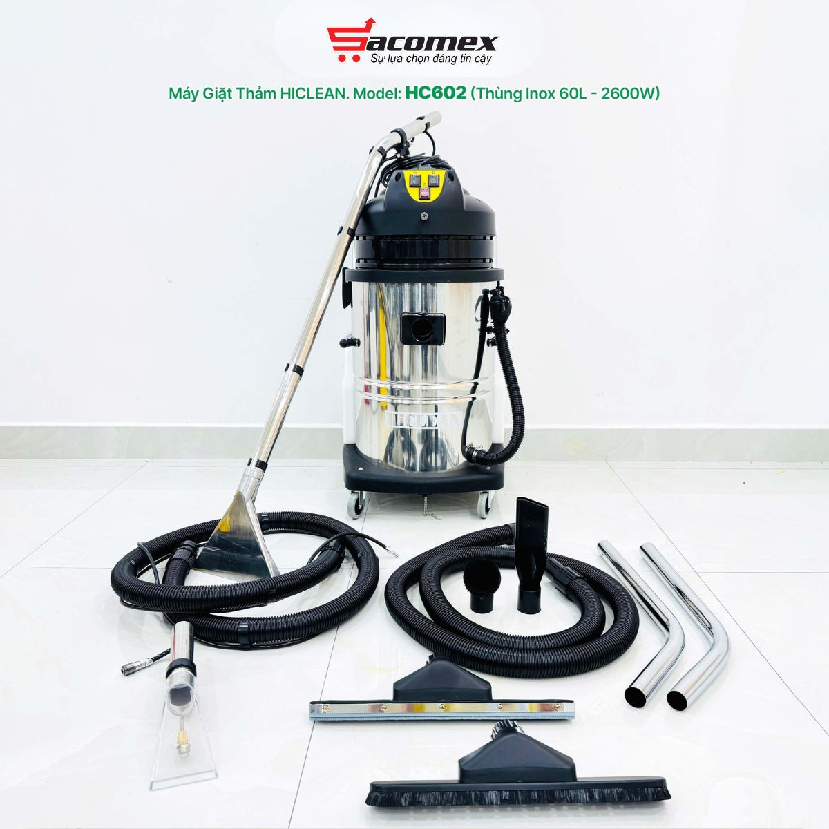 Tổng quan về máy giặt thảm phun hút HiClean HC 602