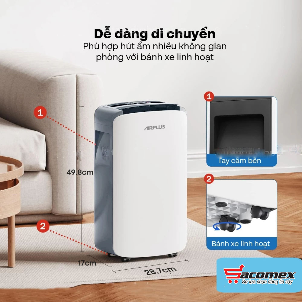 máy hút ẩm lọc không khí Airplus AP10-1903EE