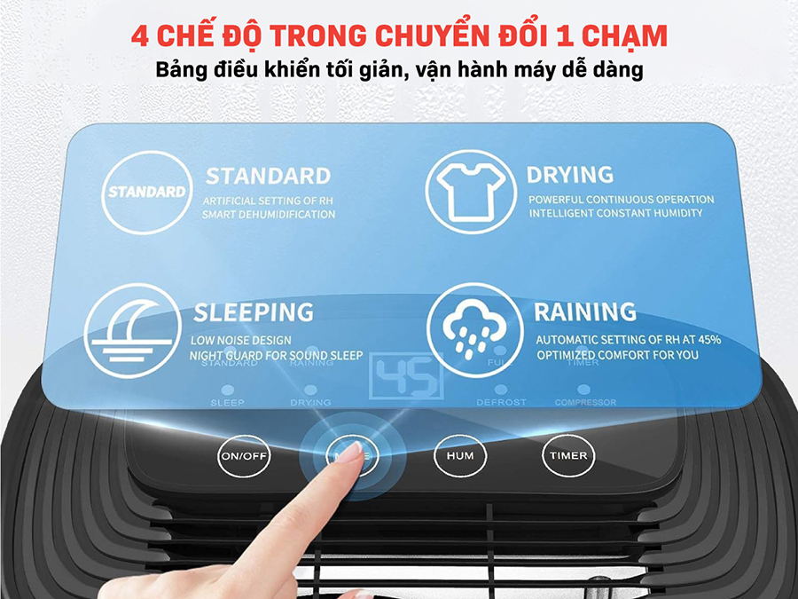máy hút ẩm lọc không khí Airplus AP10-1907EE