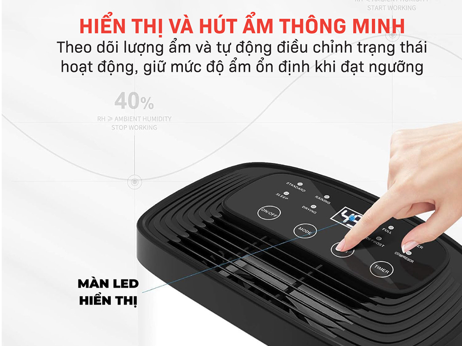 máy hút ẩm lọc không khí Airplus AP10-1907EE