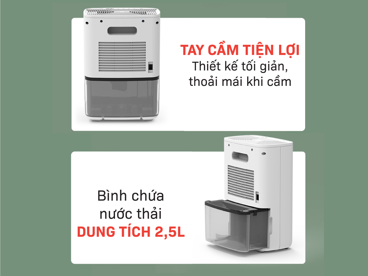 Bình chứa nước dung tích lớn 2.5L