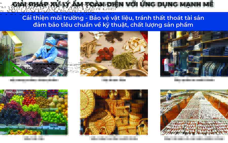 Ứng dụng của máy hút ẩm Fujie ETD15S
