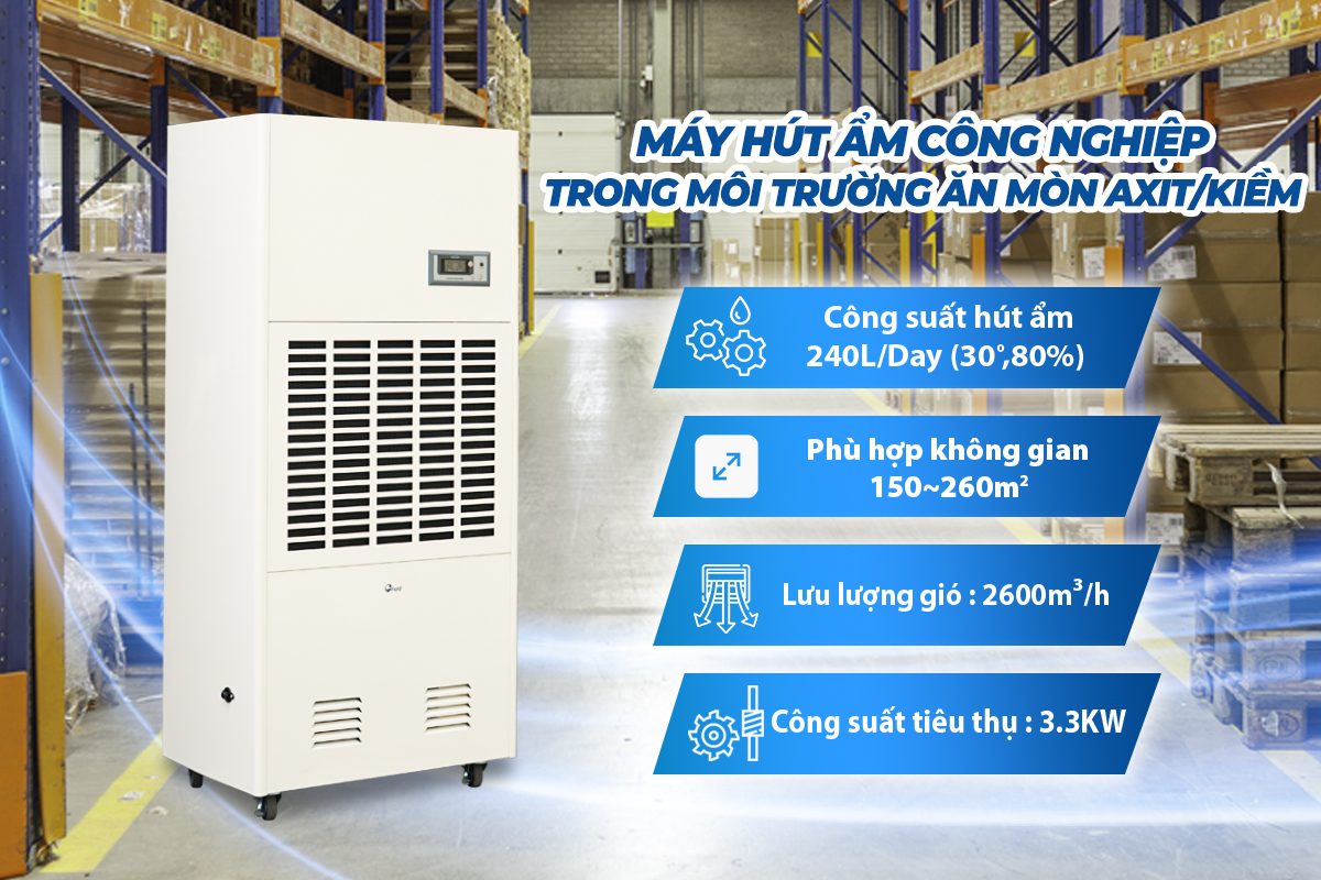 Ưu điểm vượt trội của máy hút ẩm FujiE ACD10S