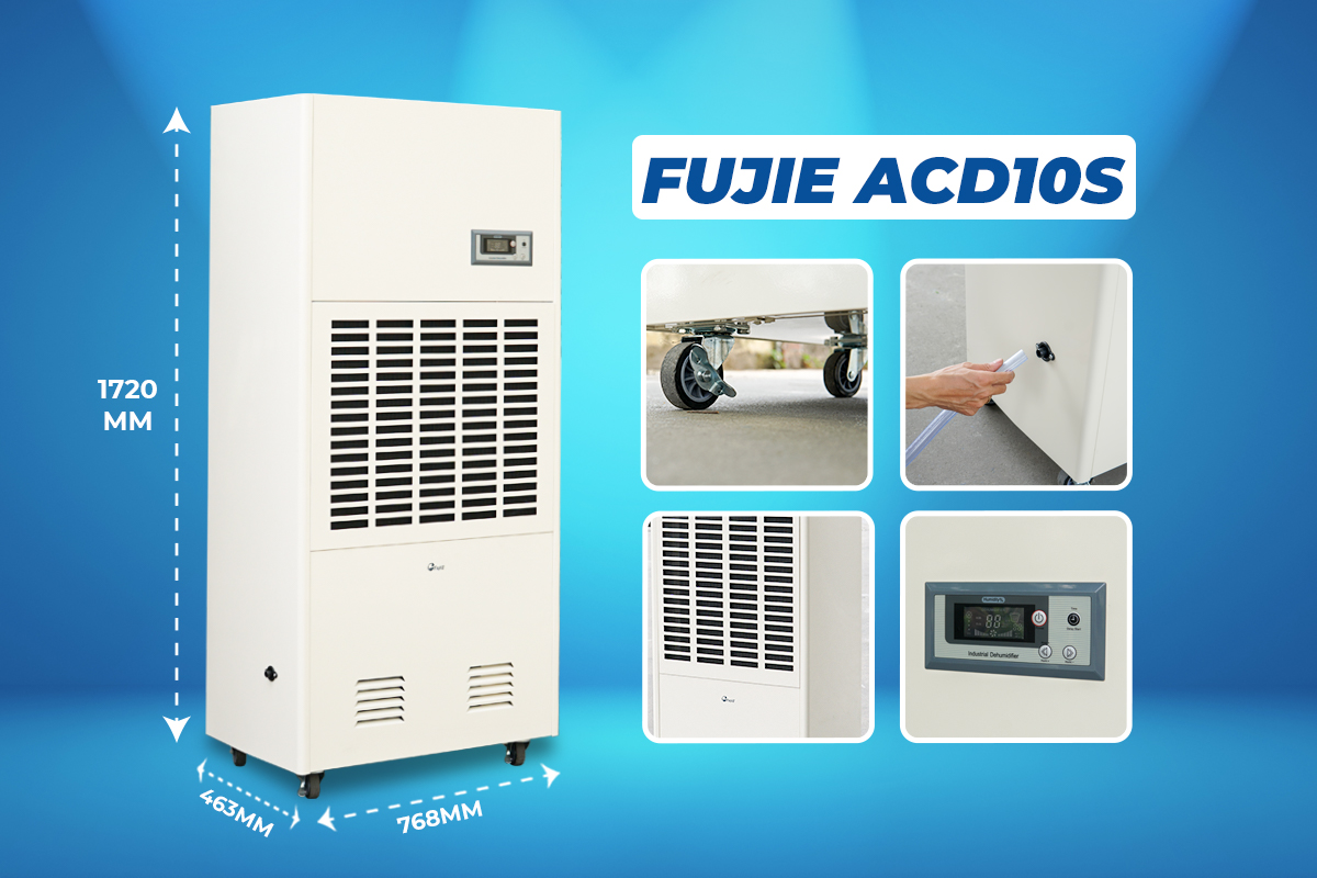 Ưu điểm vượt trội của máy hút ẩm FujiE ACD10S