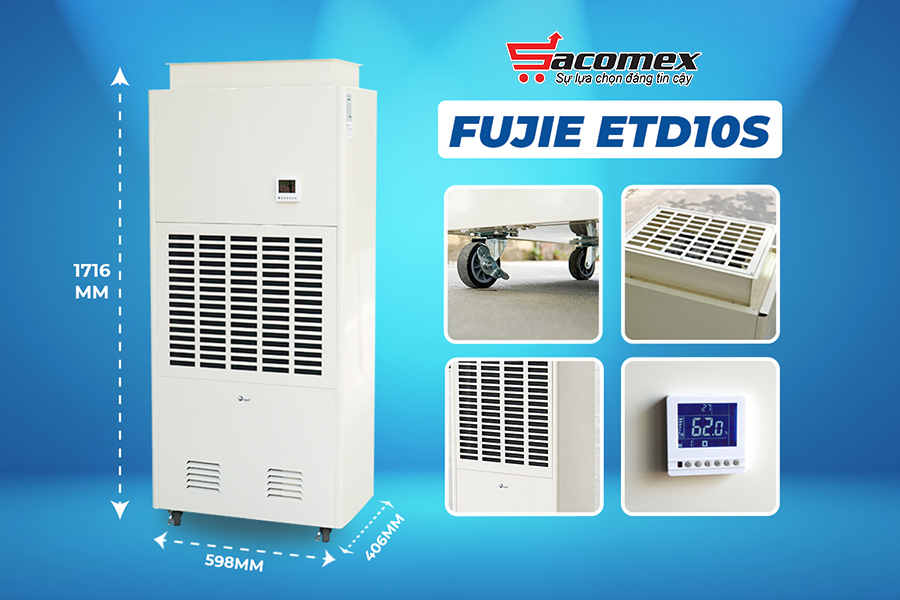 Đặc điểm nổi bật của máy hút ẩm FujiE ETD10S