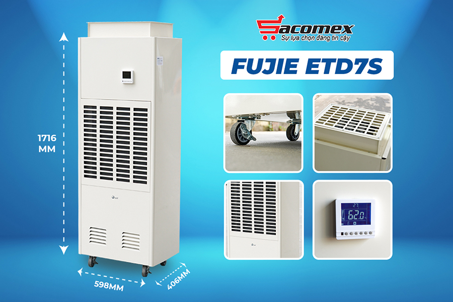 Đặc điểm nổi bật của máy hút ẩm FujiE ETD7S