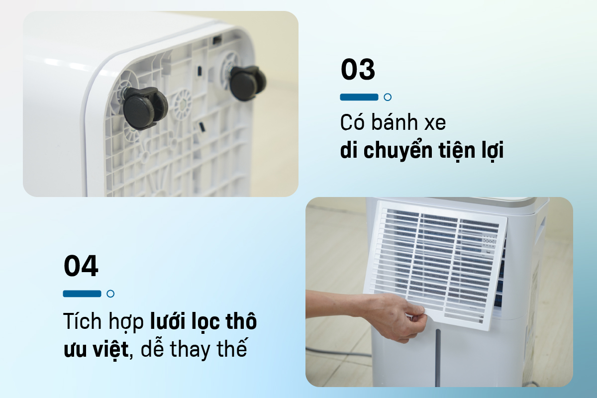 máy hút ẩm dân dụng FujiE HM-918EC-N