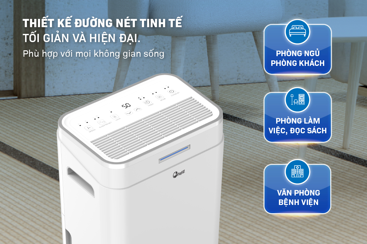 máy hút ẩm dân dụng FujiE HM-918EC-N