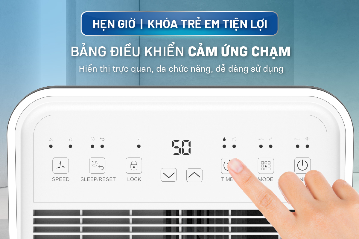 máy hút ẩm dân dụng FujiE HM-918EC-N