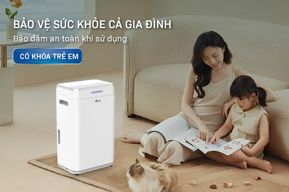 máy hút ẩm dân dụng FujiE HM-918EC-N