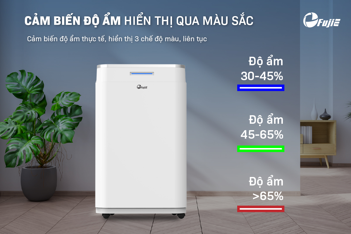 máy hút ẩm dân dụng FujiE HM-918EC-N