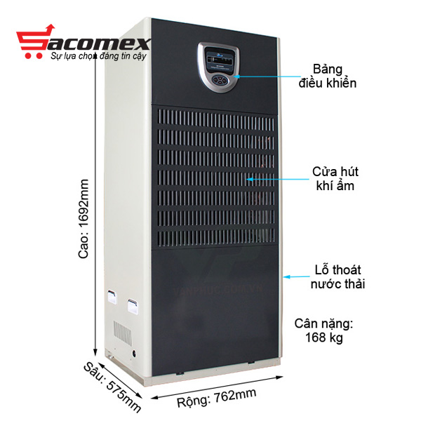 Cấu tạo của máy hút ẩm FujiE HM-2500DN