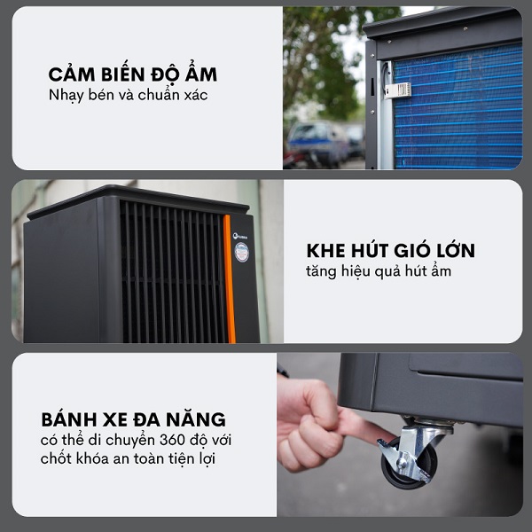 máy hút ẩm công nghiệp Fujihaia DH150B