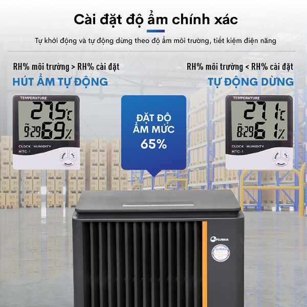 máy hút ẩm công nghiệp Fujihaia DH150B