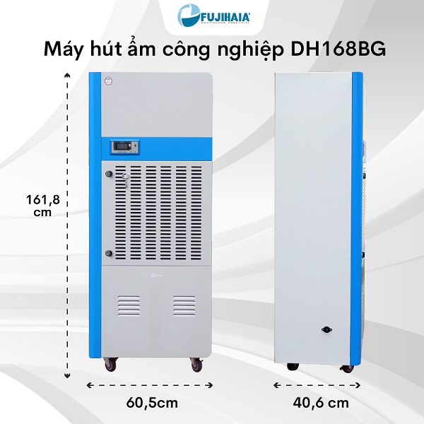 máy hút ẩm công nghiệp Fujihaia DH168BG