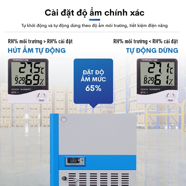 máy hút ẩm công nghiệp Fujihaia DH240BG