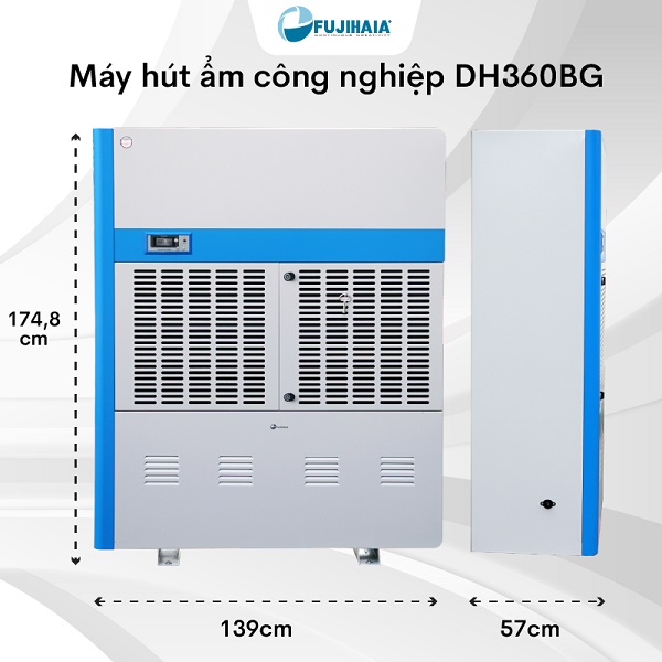 máy hút ẩm công nghiệp Fujihaia DH360BG