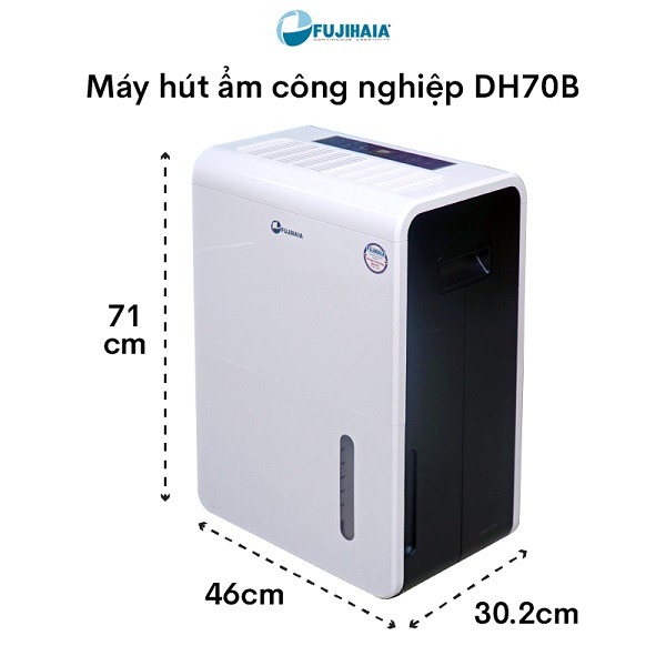 máy hút ẩm công nghiệp Fujihaia DH70B