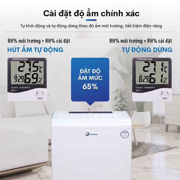 máy hút ẩm công nghiệp Fujihaia DH70B