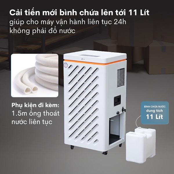 máy hút ẩm công nghiệp Fujihaia DH90W 