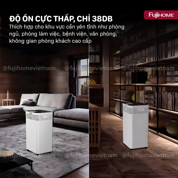 Ưu điểm nổi bật của máy hút ẩm Fujihome DH60W-HEPA