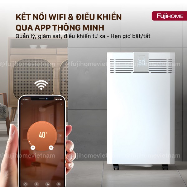 Ưu điểm nổi bật của máy hút ẩm Fujihome DH60W-HEPA